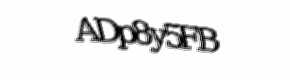 Security check image, please type the characters shown
