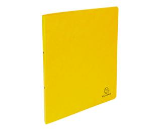 Classeur 2 anneaux 15mm Carte lustrée - A4 - Jaune