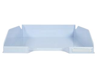 Letter tray COMBO Pastel coral glossy - Pastel blue