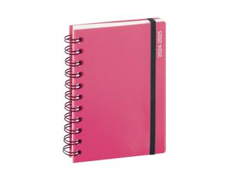 Agenda Forum Iderama 12 x 17 cm Journalier Août 2024 à Juillet 2025 - Rose