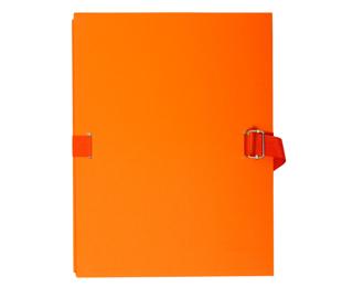 Chemise dos extensible papier - 24x32cm - Orange