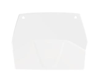 Horizontale documentenhouder voor wandbevestiging 1 vak Crystal - Transparant