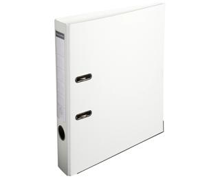 Ordner met hefboom in PP /karton - rug van 50mm - A4 - Wit