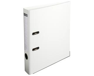 Classeur à levier polypropylène dos de 50mm - A4 - Blanc