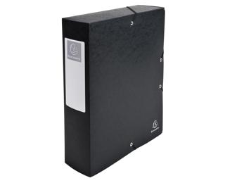 Boite de classement Exabox Dos 80mm Carte lustrée - A4