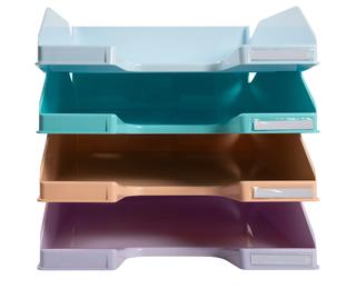 Set 4 Vaschette portacorrispondenza Combo Midi Aquarel