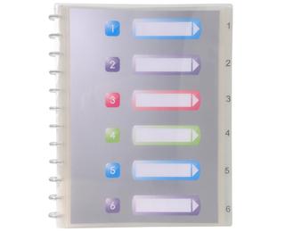 Protège-documents amovibles à anneaux polypropylène Crystal 60 vues - A4 