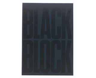 Block Pad Black Lined A4 70 Sheets Ylw 