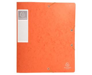 Boite de classement Cartobox Dos 60mm Carte lustrée - A4 - Orange