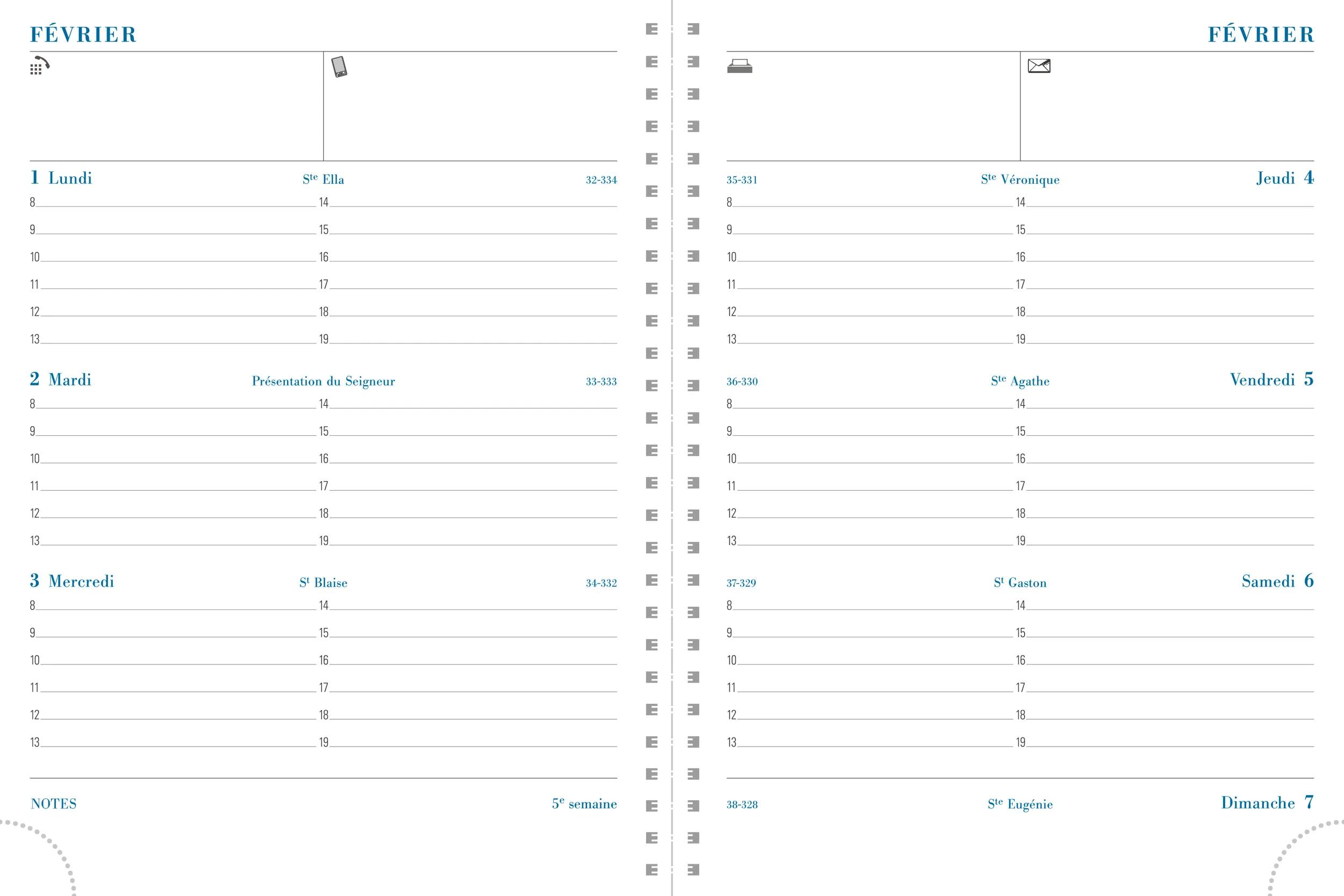 agenda-exacompta-semainier-