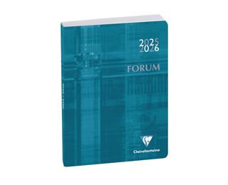 Agenda Forum Métric 12 x 17 cm Journalier Août 2025 à Juillet 2026 - Bleu canard