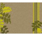 Barquette de 400 sets de table papier gaufré recyclé 80g/m2, Nature - Format 30x40cm