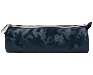 Round PU CAMO pencil case - Assorted colours
