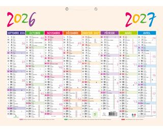 Calendrier Pep's 55 x 40,5 cm Septembre 2025 à Décembre 2026 