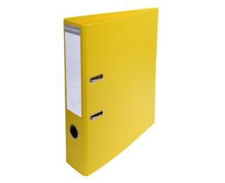 Classeur à levier PVC A4 dos de 70mm. - Jaune