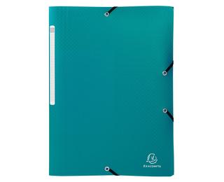 Sammelmappe Okap in Format DIN A4 mit 3 Klappen und Gummizug, aus PP 0,5mm 