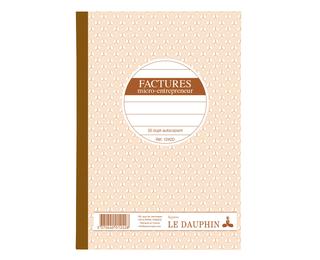 Manifold autocopiant 210X148 Factures auto-entrepreneur 50 dupli - Avoine