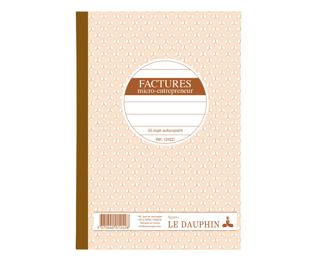 Manifold autocopiant 210X148 Factures auto-entrepreneur 50 dupli 