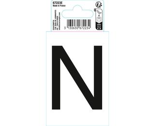 Autocollant PVC adhésif antidérapant lettre N 