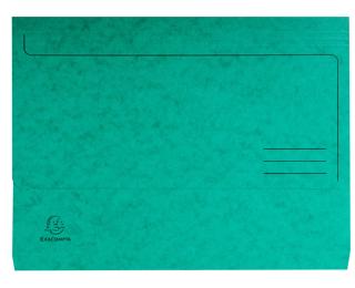 Pocketmap in glanskarton 265g/m² - 24,5x32,5cm A4 - - Groen