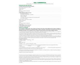 Dossier location commerciale - Vert