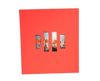 Book album 60 pages black 29x32cm MILANO - Red