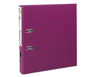 Premium-Ordner PREM'TOUCH aus PP mit 2 Ringen, Rücken 50mm, 32x30cm für DIN A4 Überbreite - Fuchsia