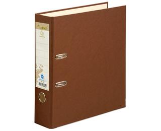 Exacompta Forever Prem'Touch Recycled Lever Arch File, A4, 80mm Spine - Chocolate