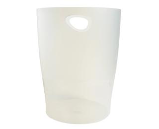 ECOBIN Waste paper bin Office assorted - Frosted White