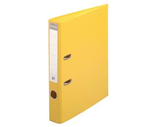 Classeur à levier export PVC A4 dos de 50mm. - Jaune