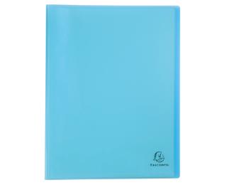 Protège-documents en polypropylène semi rigide Chromaline Pastel 80 vues - A4 - Bleu pastel