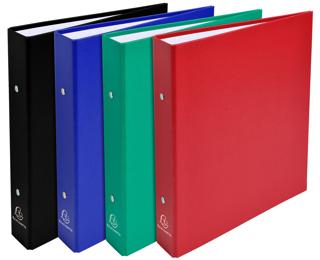 Exacompta PP/Board A5 Ring binder (2x25mm Rings) - Assorted colours