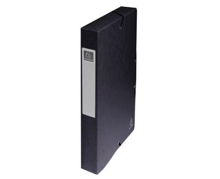 Klasseerdoos glanskarton Rug 40mm - A4 - Zwart