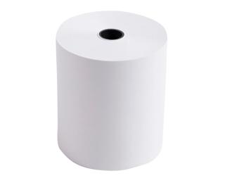 Bobine pour tickets de caisse 76x70 mm - 1 pli offset extra-blanc 60g/m2. - Blanc