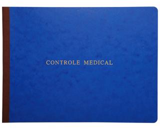 Piqûre 240x320 Contrôle médical 40 pages - Couleurs assorties