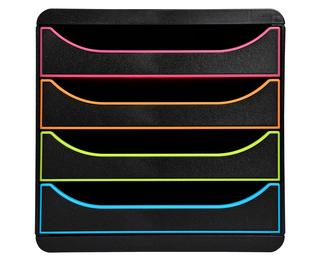 BIG-BOX Black Office white/harlequin/whi - Black/harlequin