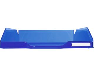 Letter tray MIDI-COMBO turquoise tr glos - Glossy royal blue