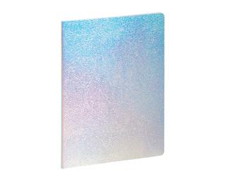 Notebook Ariel ligné et dots 15 x 21 cm - Argent