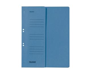 Ösenhefter für DIN A4, 250g/m2 Manila-RC-Krt., 1/2 Vorderd., kaufm. Heftung