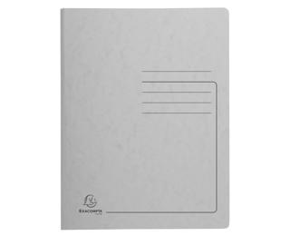 Folder Metal Spring Pressboard A4 brown 