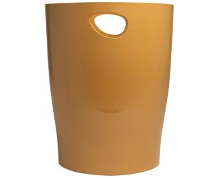 Ecobin Neo Deco wastebasket - Coppery gold