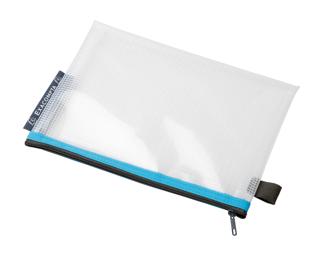 Transparante tassen in zachte plastic met ritssluiting 