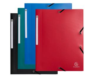 Exacompta Opak Recycled Elasticated 3 Flap Folder A4 
