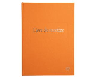 Livre de recettes 220x170 96 Pages - Orange