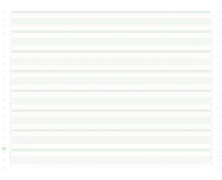 "2000 feuilles de listing zoné vert 380x11"" 1pli Bandes Caroll Non Détachables 70g"