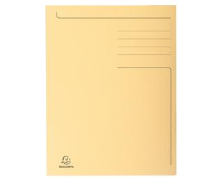 Aktenmappe mit Beschriftungsfeld und 3 Klappen, 280g, 24 ,5x35cm für Format Folio, Forever - Sand