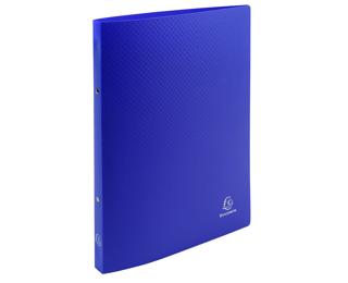 Classeur 2 anneaux 15mm polypropylène OPAK - A4 - Bleu foncé