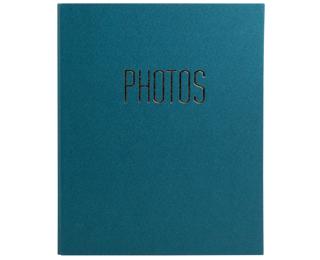 Album photo classeur 60 pages noires OfficeByMe - Bleu canard