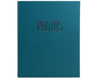 Album photo classeur 60 pages noires OfficeByMe - Bleu canard