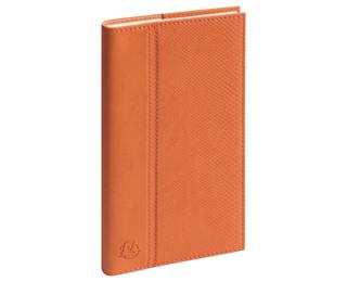 Agenda de poche Espace 17S Spiralé Duo Kaa 9 x 17,5 cm Semainier Janvier à Décembre 2027 - Orange